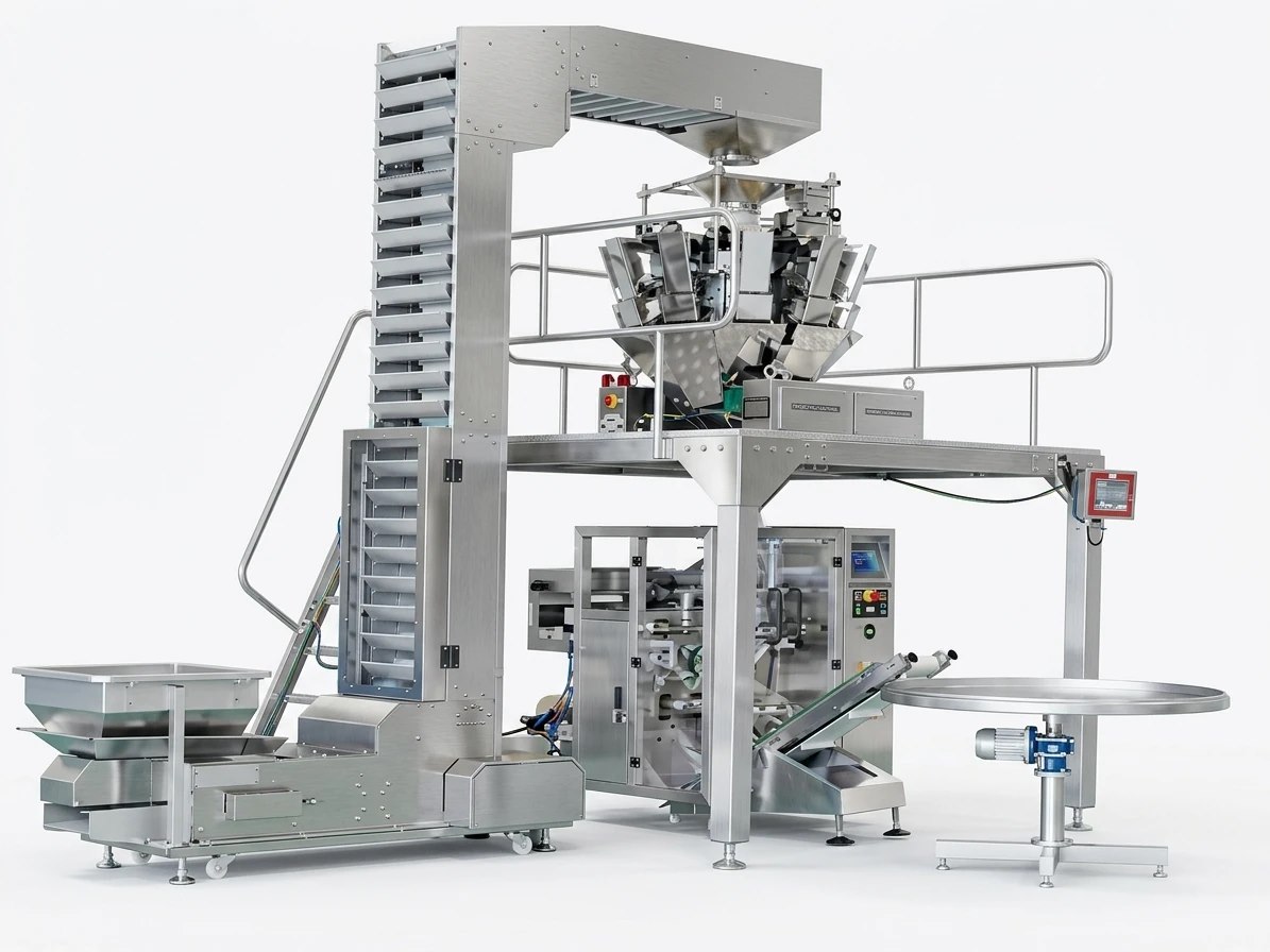 Behpoo form fill seal bagging machine with vertical film tube former