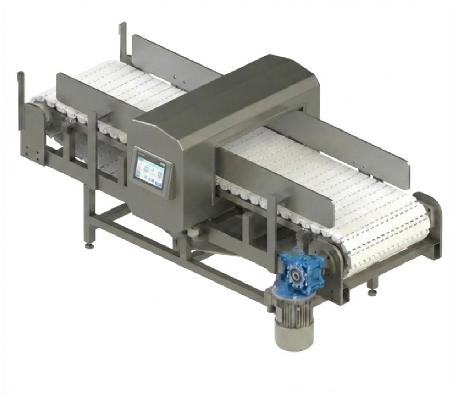 Behpoo metal detector with conveyor tunnel for packaged bulk products